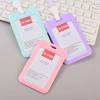 Macaron-colored ID card holder exhibition, lanyard, work name tag, ABS student card, access control name tag, waterproof bus card details Picture